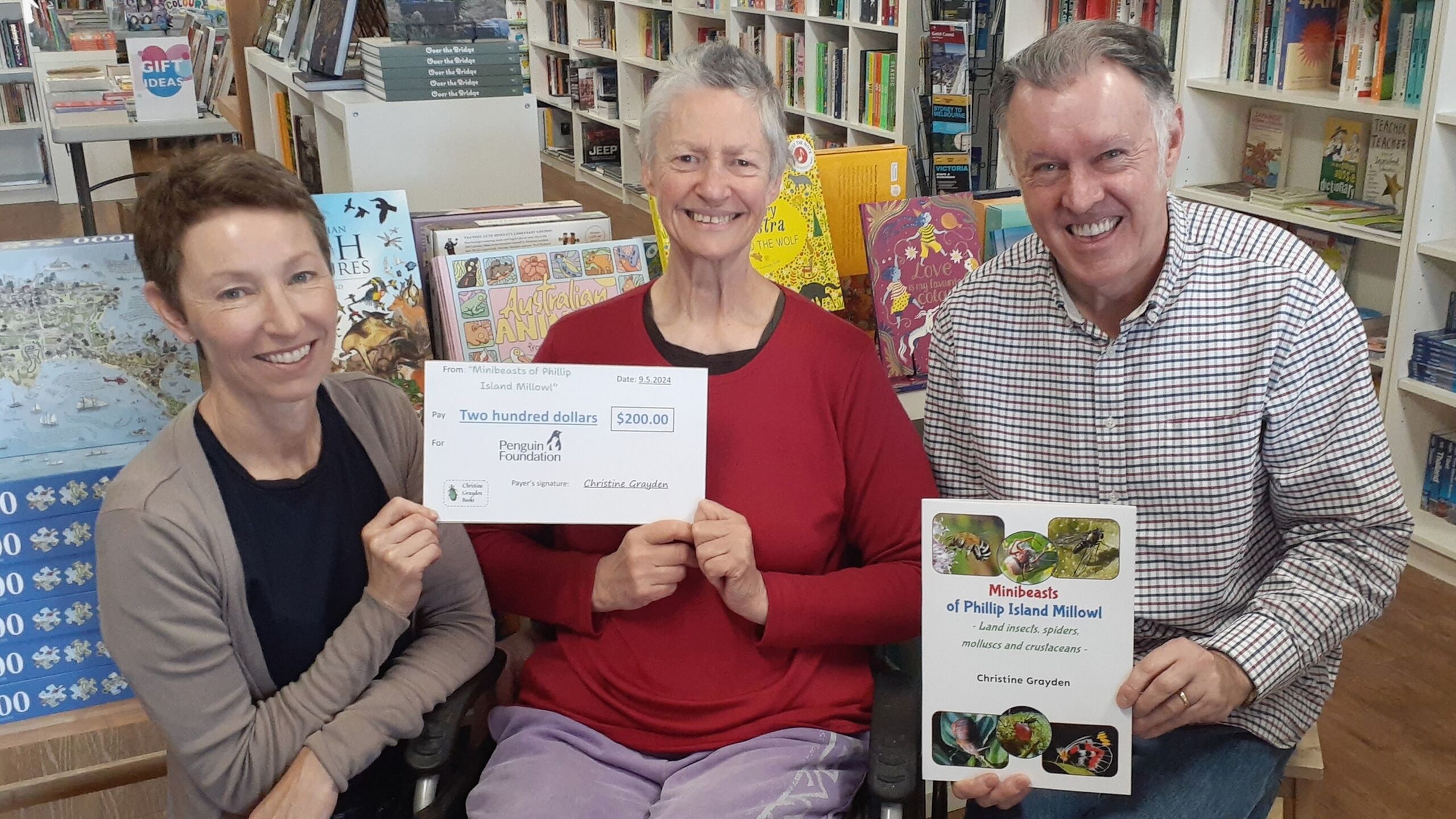 Penguin Foundation donation bkshop 2nd photo 9 5 24