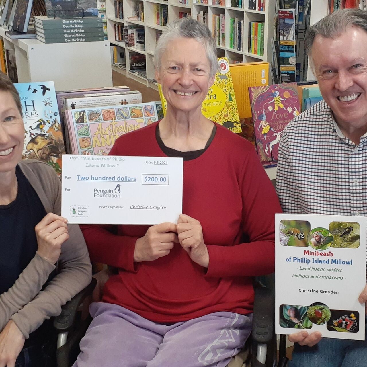 Penguin Foundation donation bkshop 2nd photo 9 5 24